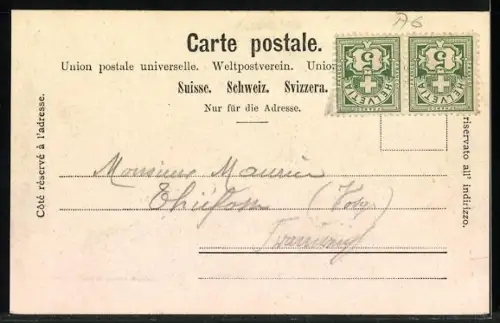 AK Rheinfelden, Gasthaus zum Ochsen, Bes. Wilh. Reicheri-Suter