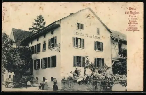 AK Magden /Aargau, Gasthaus zur Sonne