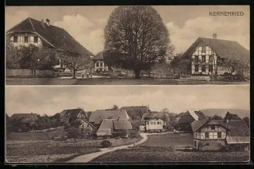 AK Kernenried, Teilansicht, Panorama