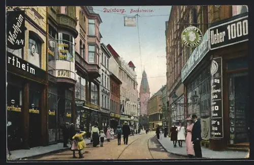 AK Duisburg, Partie an der Beckstrasse