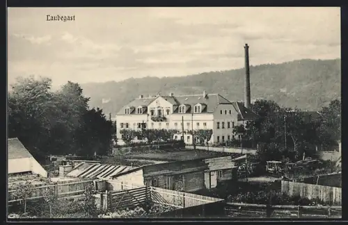 AK Dresden-Laubegast, Teilansicht