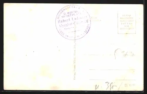 AK Flattnitz /Kärnten, Alpenhotel Flattnitz und Kirche