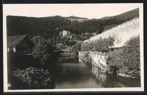 AK Friesach, Stadtgraben m. Virgilienberg