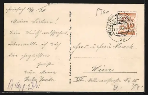 AK Friesach /Kärnten, Teilansicht mit Kirche