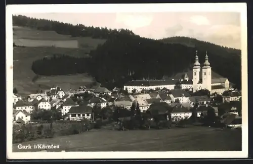 AK Gurk i. Kärnten, Teilansicht mit Kloster