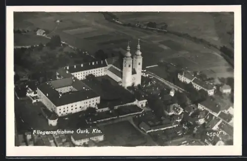 AK Gurk, Fliegeraufnahme des Ortes
