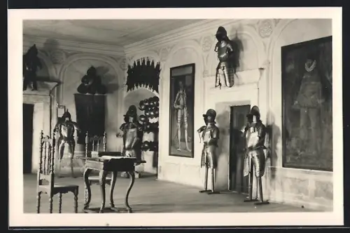 AK Hochosterwitz, Schloss, Rittersaal, Innenansicht