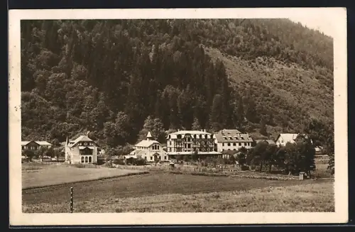 AK Bad Einöd, Ortspartie Bahnseite