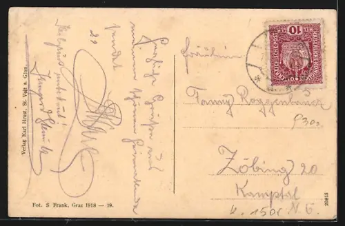 AK St. Veit a. Glan, Teilansicht mit Kirche