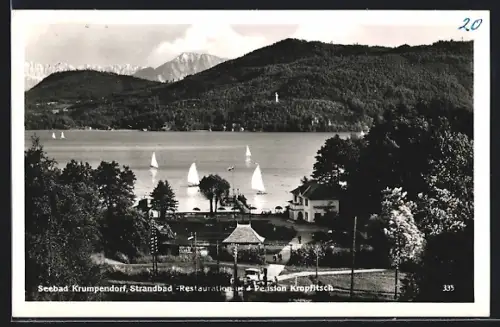 AK Krumpendorf, Strandbad und Restaurant Kropfitsch