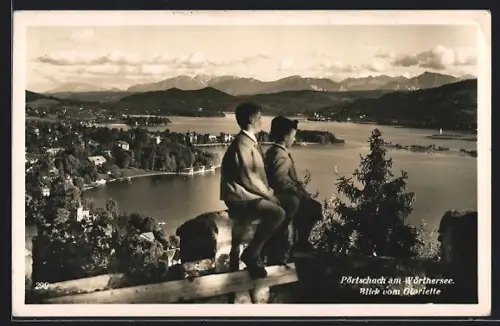 AK Pörtschach am Wörthersee, Blick vom Gloriette