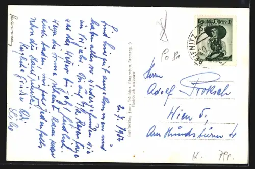 AK Reifnitz am Wörthersee, Teilansicht mit Bäumen