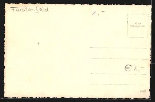 AK Vorauer Brühl, Uferpartie mit Stift