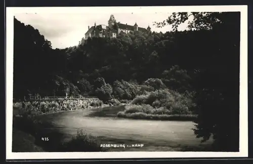 AK Rosenburg am Kamp, Blick zum Schloss