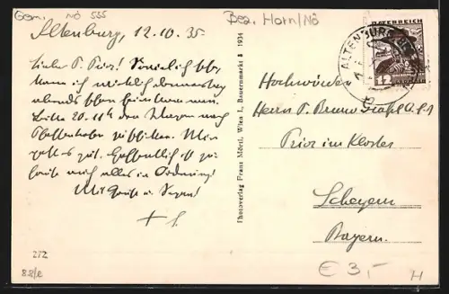 AK Altenburg, Blick auf das Stift