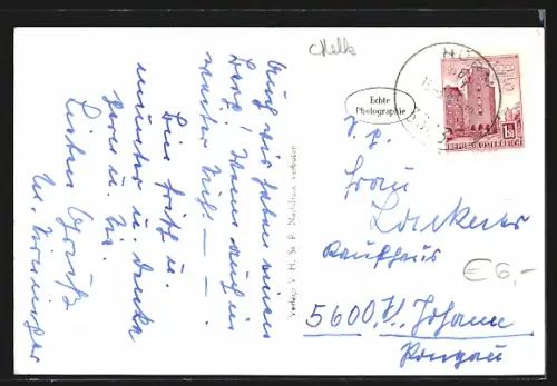 AK Hürm, Ortsansicht mit der Kirche