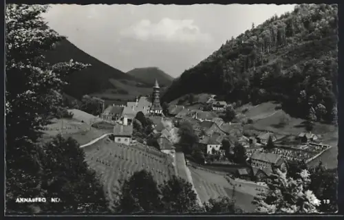 AK Annaberg /N. Ö., Teilansicht mit Kirche