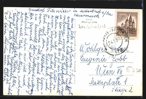 AK Mitterbach am Erlaufsee, Teilansicht mit dem Ötscher