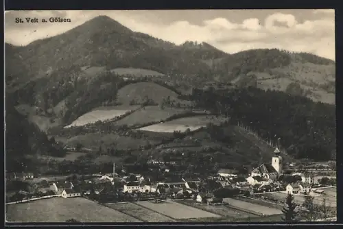 AK St. Veit a. Gölsen, Blick auf den Ort