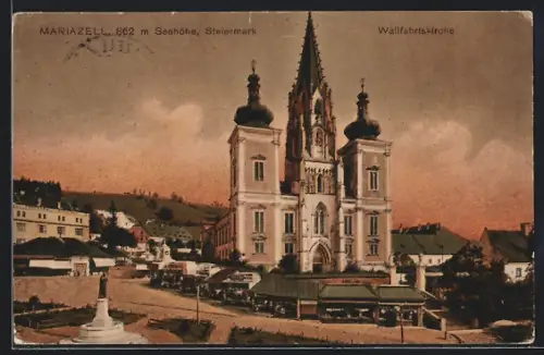 AK Mariazell /Steiermark, Wallfahrtskirche