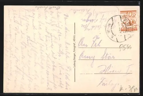 AK Feld am See, Ortsansicht mit Bergpanorama