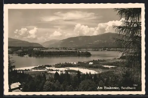AK Faakersee, Partie mit Sandbank