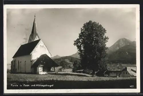 AK Faak, Partie bei der Kirche