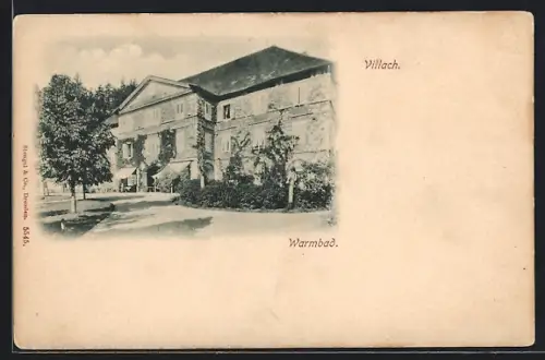 AK Villach, Partie am Warmbad