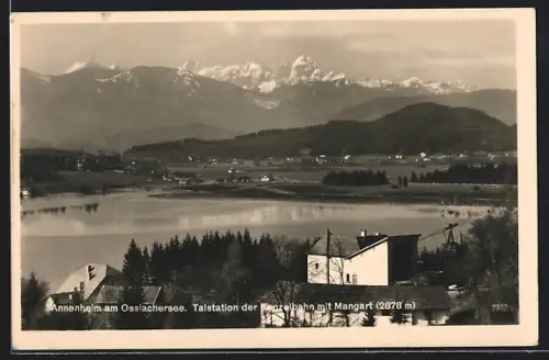 AK Annenheim am Ossiachersee, Talstation der Kanzelbahn mit Mangart