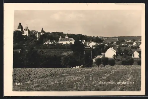 AK Maissau /N. D., Teilansicht mit Schloss