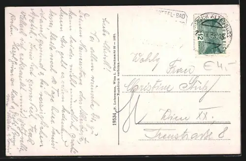 AK Bad Deutsch Altenburg a. d. Donau, Ortsansicht aus der Vogelschau