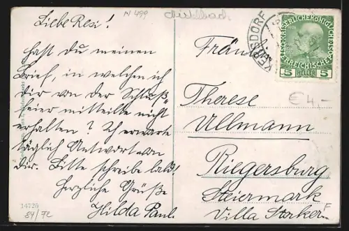 AK Wolkersdorf a. d. Staatsbahn, Schloss und Tennisplatz