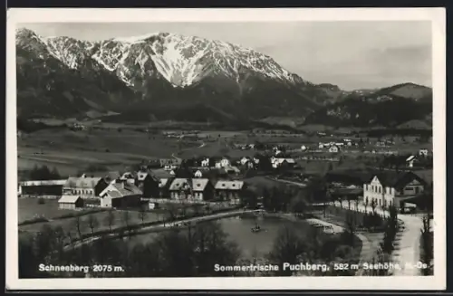 AK Puchberg, Panorama mit Schneeberg