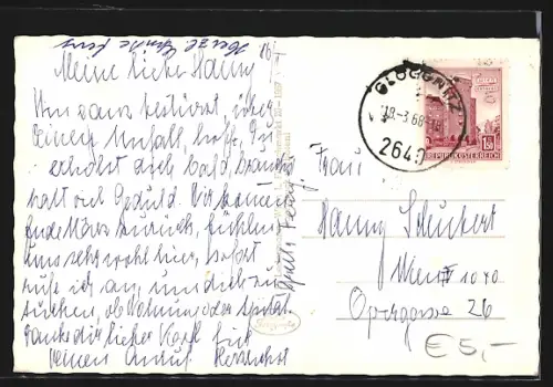 AK Prigglitz bei Gloggnitz, Pension Prigglitzerhof, Grete Lebel