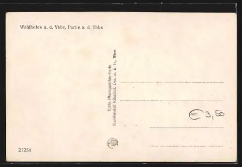 AK Waidhofen a. Ybbs, Partie an der Ybbs