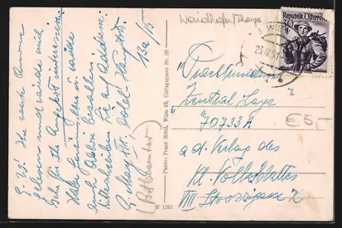 AK Raabs a. d. Thaya, Ortsansicht mit Schloss