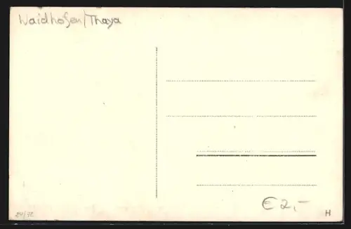 AK Raabs an der Thaya, Ruine Kollmitz aus der Vogelschau