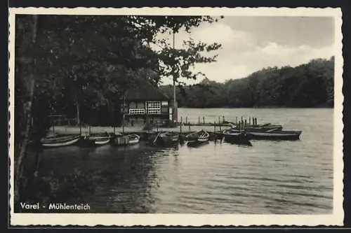 AK Varel / Jade, Partie am Mühlenteich