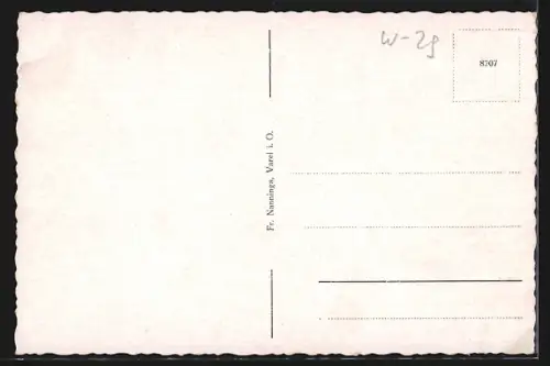 AK Varel / Jade, Partie am Mühlenteich