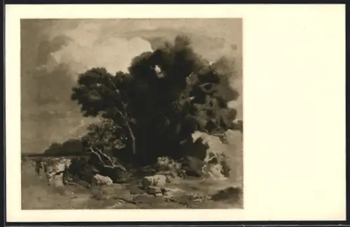 AK Bautzen, Stadtmuseum, Gemälde Römische Landschaft von Arnold Böcklin