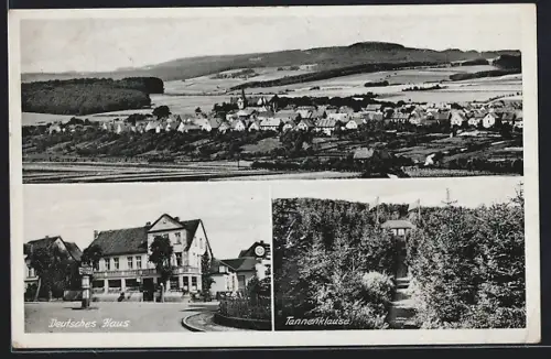 AK Barntrup i. Lp., Hotel Deutsches Haus, Inh. Fritz Hölscher