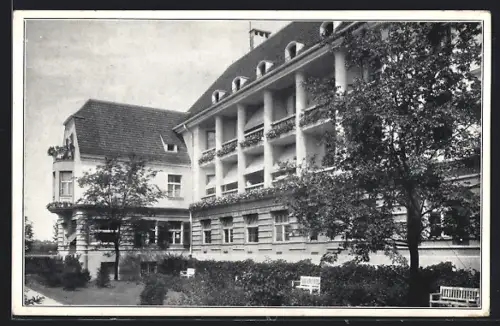 AK München-Neuhausen, Heilanstalt, Hubertusstr. 30