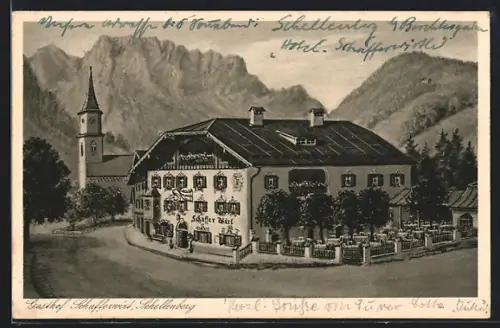 AK Marktschellenberg, Gasthof Schafferwirt, Inh. Hans Moldan