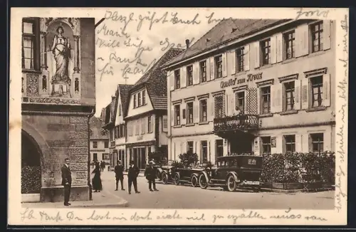 AK Haslach i. K., Gasthof zum Kreuz