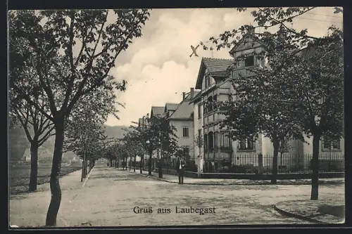 AK Dresden-Laubegast, Strassenpartie
