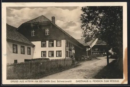 AK Aitern am Belchen /Schwarzwald, Gasthaus und Pension zum Rössle