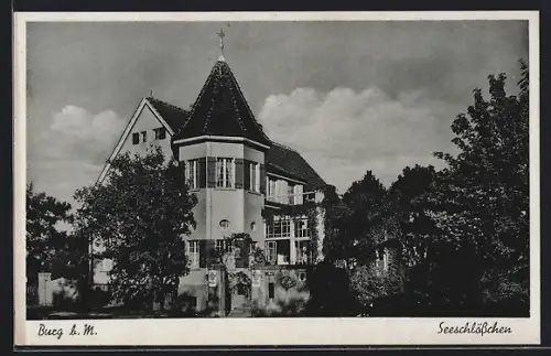 AK Burg b. M., Gasthof Seeschlösschen