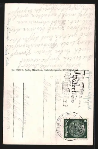 AK Stockdorf, Cafe und eigene Konditorei m. Gartenwirtschaft, Teilansicht von oben