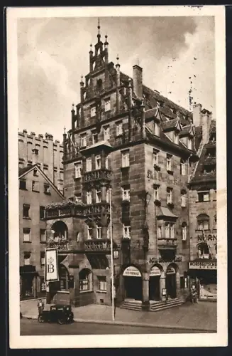 AK Nürnberg, Restaurant Münchener Hofbräu-Ausschank, Josef Kistler