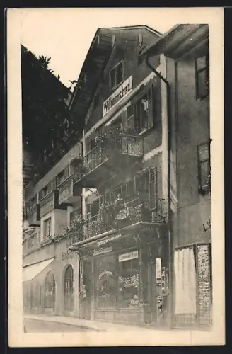 AK Berchtesgaden, Pension Wilhelmsbad, Besitzer Heinrich Schaumann